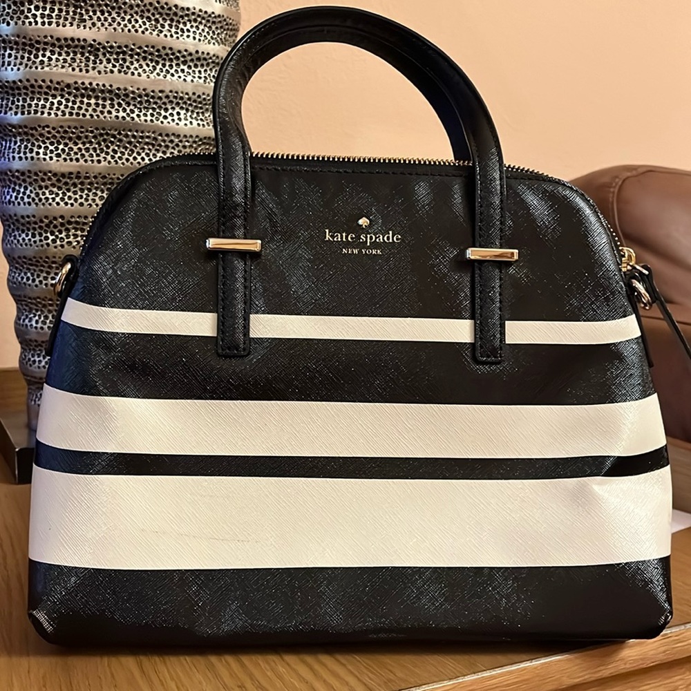 Black and White Kate Spade Purse